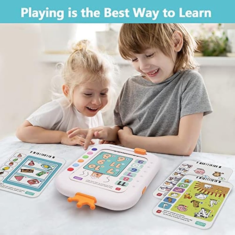 Kids Learning Tablet Toy, Toddler Educational Flash Card, Smart Talking Quiz, Development Logic Thinking, Preschool Learning Activities, Birthday Gift for Age 3 4 5 6 7 Year Old Boy Girl - Image 2