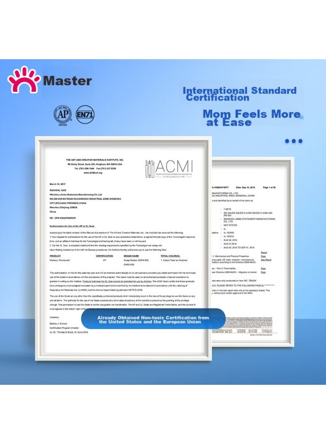 جراسب Master علامات 96-color ثنائية الطرف سريعة الجفاف للكحول، أقلام مائية زيتية برميل ثلاثي للطلاب، أقلام رسوم أنمي جرافيتي Gmm509-96 - Image 2