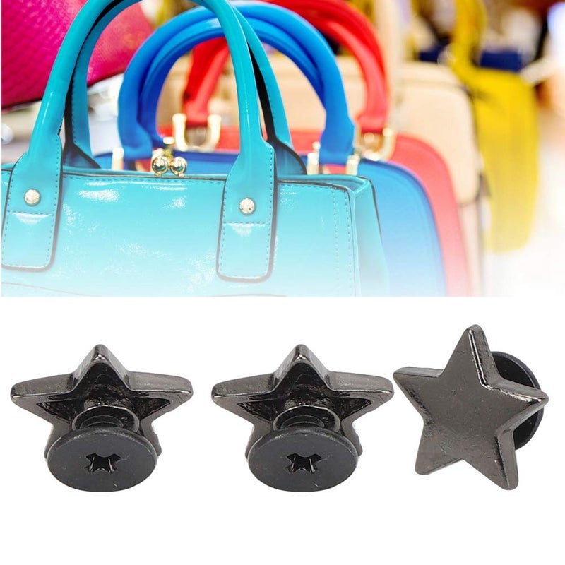 Shiny Star Shape Rivet Stud Buttons Zinc Alloy DIY Clothes Shoes Fashion Accessories 20 Pieces - Image 4