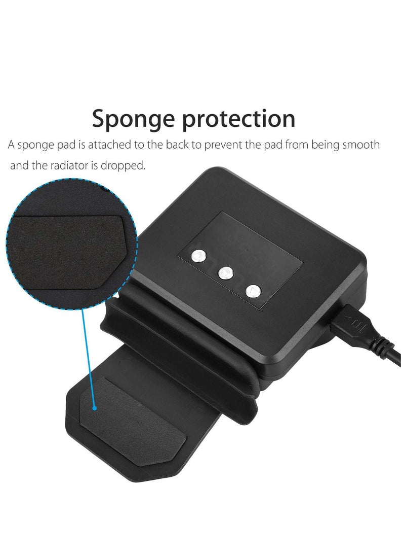 Excefore - Switch Cooling Fan, Fan for Nintendo Switch, Dock Set Temperature Display Cooler NS Original Docking Station, Adjustable Speed, USB Powered, Integrated Cable - Image 1