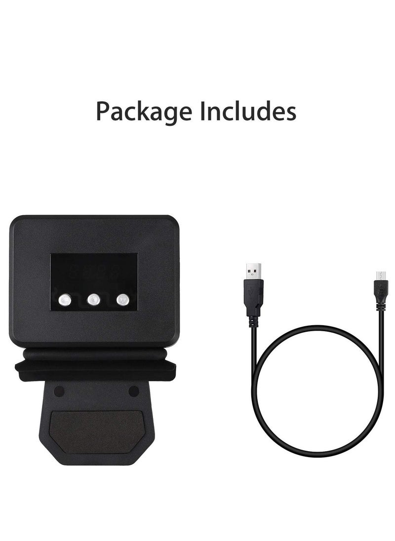 Excefore - Switch Cooling Fan, Fan for Nintendo Switch, Dock Set Temperature Display Cooler NS Original Docking Station, Adjustable Speed, USB Powered, Integrated Cable - Image 1