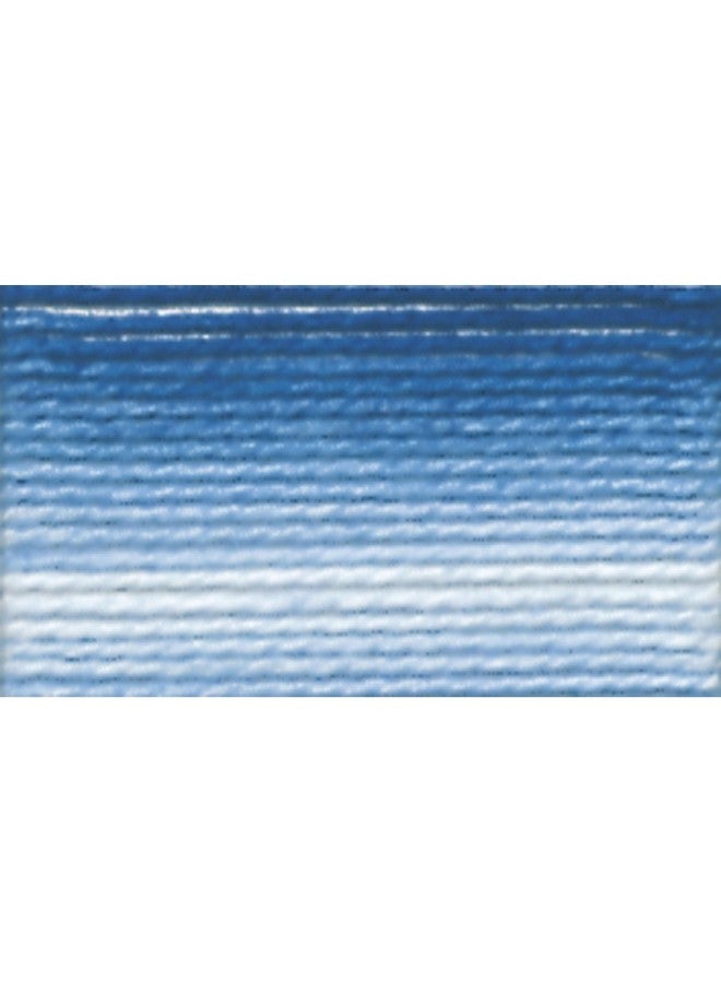 DMC 116 8-93 Pearl Cotton Thread Balls, Variegated Cornflower Blue, Size 8