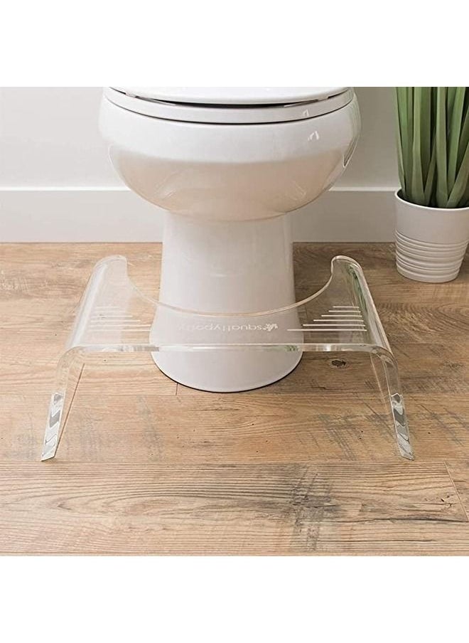 SMARTPOINTS Ghost Acrylic Toilet Stool, 7"  - Image 4