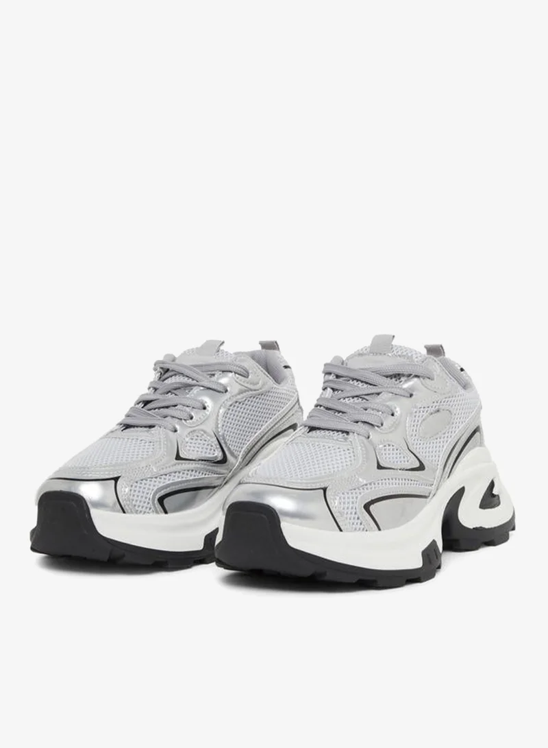 Styli Active Chunky Sole Lace Up Sneakers