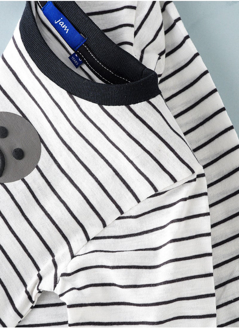 JAM Knit t-shirt with print  - Image 4
