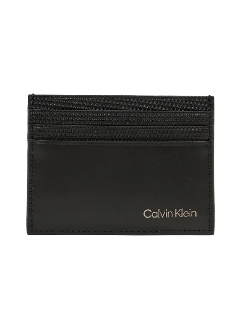 CALVIN KLEIN Men's CK Remote Cardholder - Leather, Black