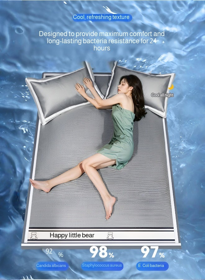 Cool Touch Machine Washable Antibacterial Summer Mattress Topper Set, 2 Pieces - Image 5