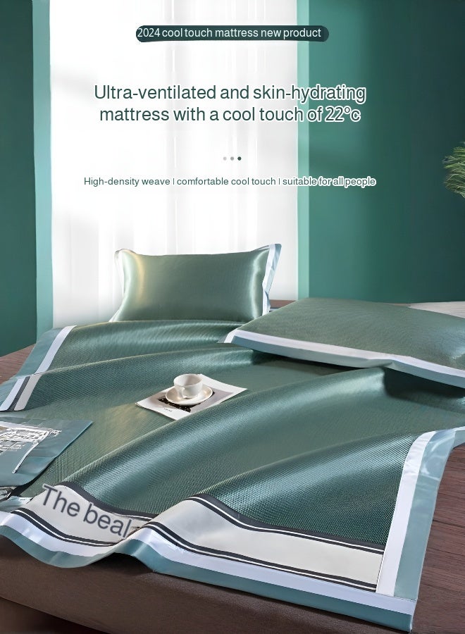 Cool Touch Machine Washable Antibacterial Summer Mattress Topper Set, 2 Pieces - Image 3