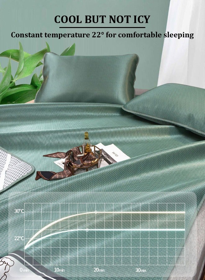 Cool Touch Machine Washable Antibacterial Summer Mattress Topper Set, 2 Pieces - Image 4