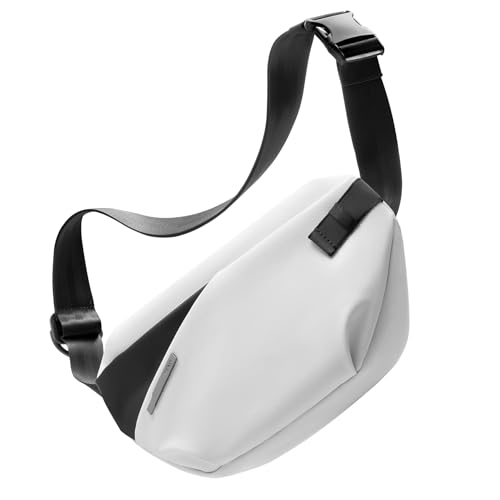 Inateck Sling Bag X-Lite, Lightweight Crossbody Shoulder Chest Bag with Quick-adjust Strap, Water-resistant Waist Fanny Pack for Men, Women, Travel, Cycling, Hiking, Work, Sports, Ivory - Image 1