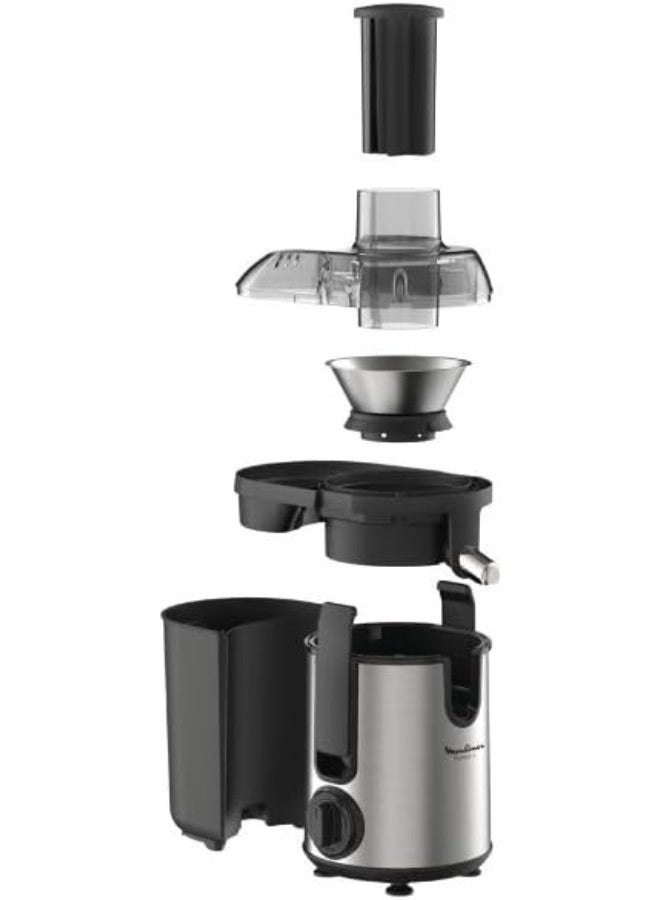 Moulinex Frutelia + Moulinex Juice Extractor, 400 W, 2 Speeds +‏ Pulse, Compact Juicer, 950 ml Pulp Collector, Drip Free System, Dishwasher Safe JU420D10 950 ml 400 W JU420D10 SILVER - Image 5