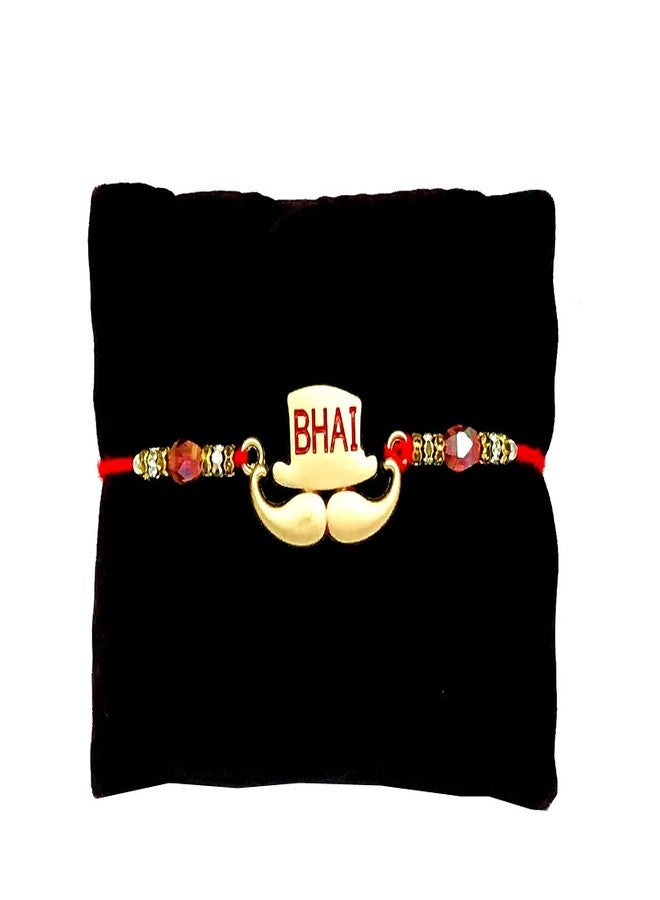 Evisha 2 Pcs Bhai Bracelet Rakhi For Brother | Rakhi Combo-147-Two | rakhi || rakhi set || rakhi for brother || rakhi for brother and bhabhi - Image 3