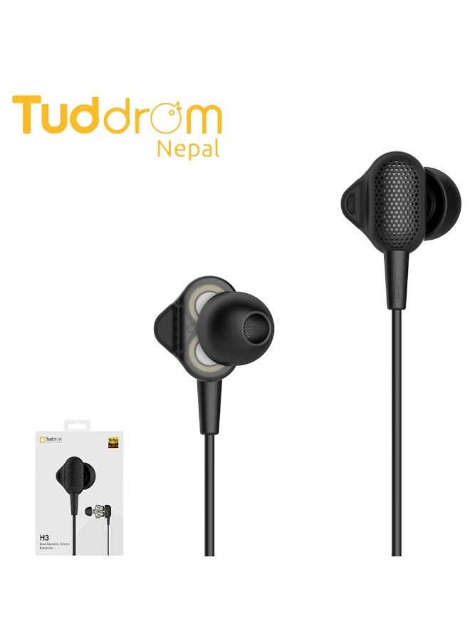 تودروم Tuddrom H3 Wired in-ear Earphones