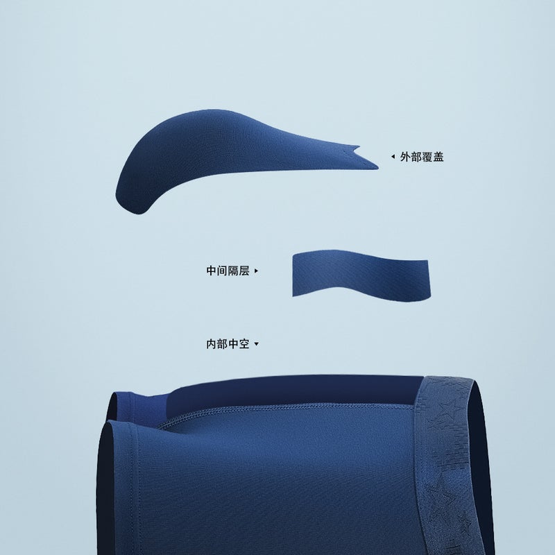 New Mens Underwear Mens Boxer Pants Comfortable Breathable Solid Color Youth Sports Thin Four-Corner Pants Mens Underpants White  - Image 5