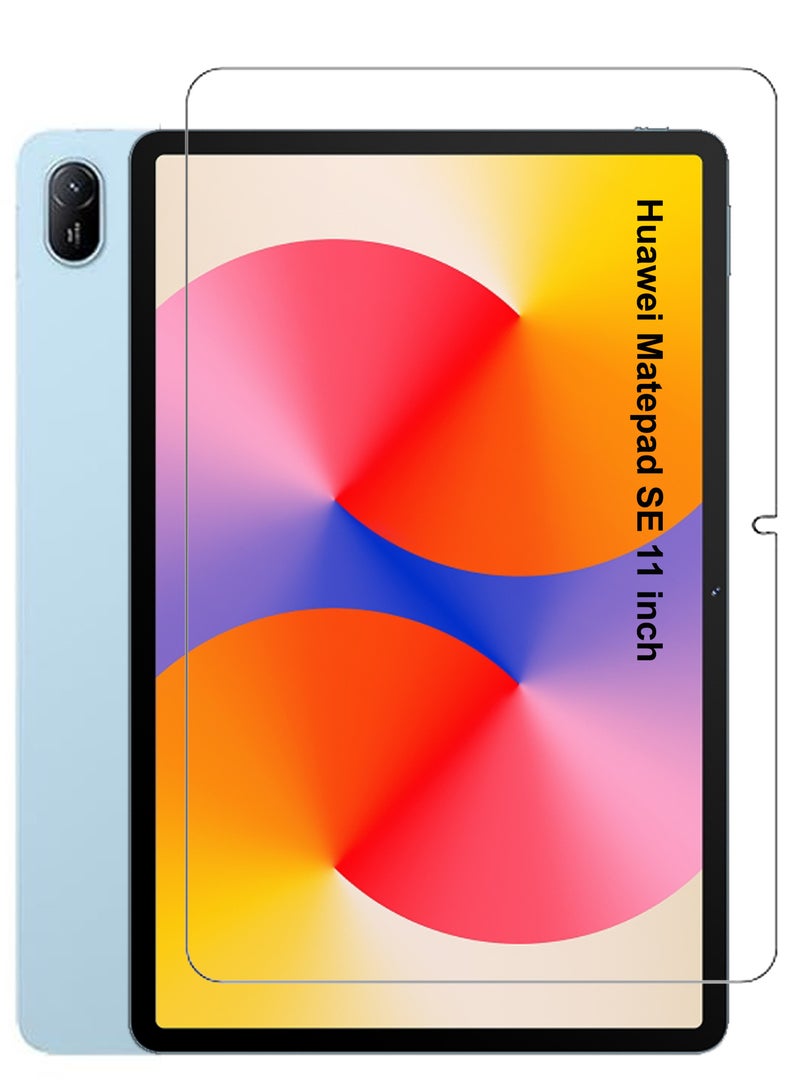 Huawei Matepad SE 11 inches Tempered Glass Screen Protector – High Transparency, Delicate Touch, Anti-Explosion, Smooth Arc Edges, Easy Installation - Image 1