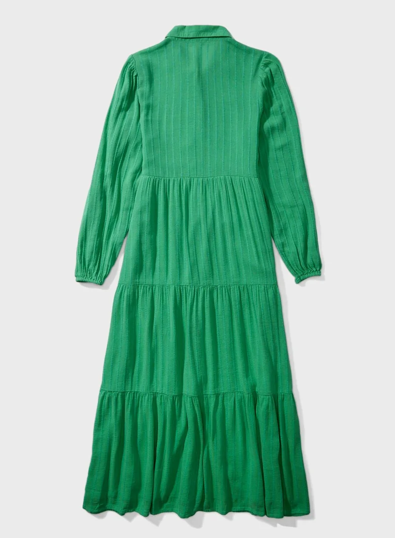 American Eagle Button Pocket Detail Dress