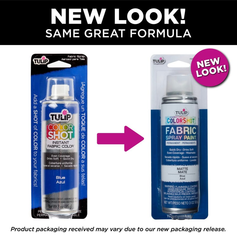 Tulip ColorShot Instant Spray Fabric Color 3oz. Blue - Image 5