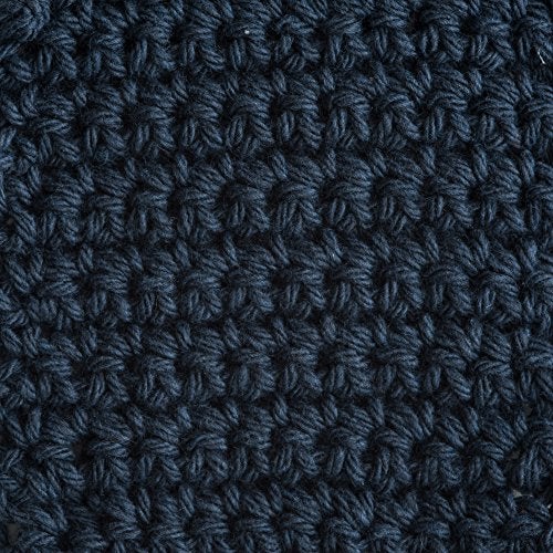 Lily Sugar 'N Cream Super Size Solid Yarn, 4oz, Gauge 4oz Medium, 100% Cotton, Big Ball - Indigo - Machine Wash & Dry - Image 3