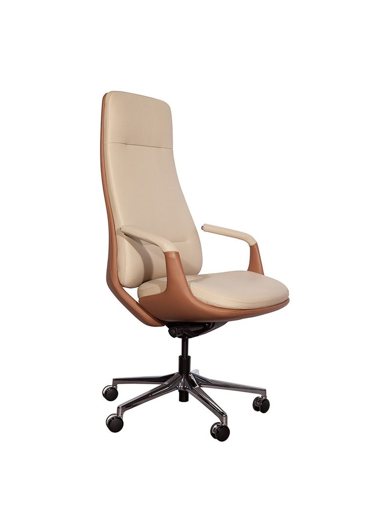 HUIMEI Huimei GW 1806 A High Back Office Chair Beige Color  - Image 1
