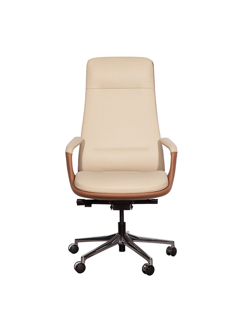 HUIMEI Huimei GW 1806 A High Back Office Chair Beige Color  - Image 2