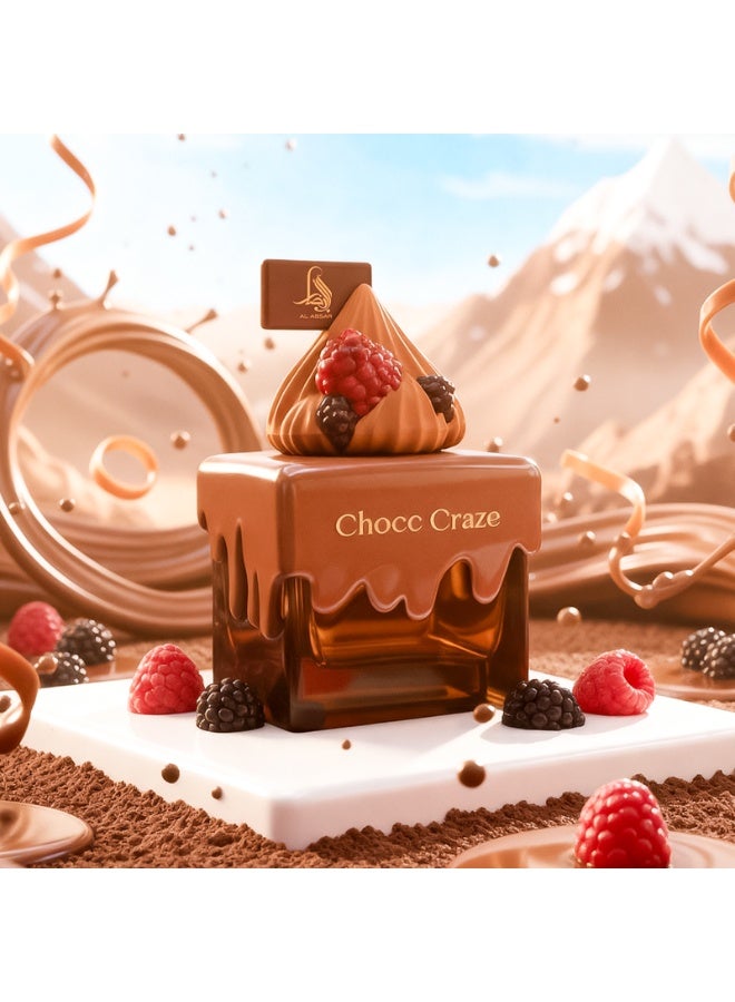 Al Absar Choco Craze Perfume 100ML - Eau de Parfum For Him & Her - Creamy Chocolate Fruity Gourmand Long Lasting Fragrance - Image 3