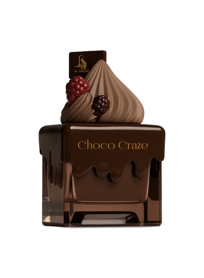 Al Absar Al Absar Choco Craze Perfume 100ML - Eau de Parfum For Him & Her - Creamy Chocolate Fruity Gourmand Long Lasting Fragrance
