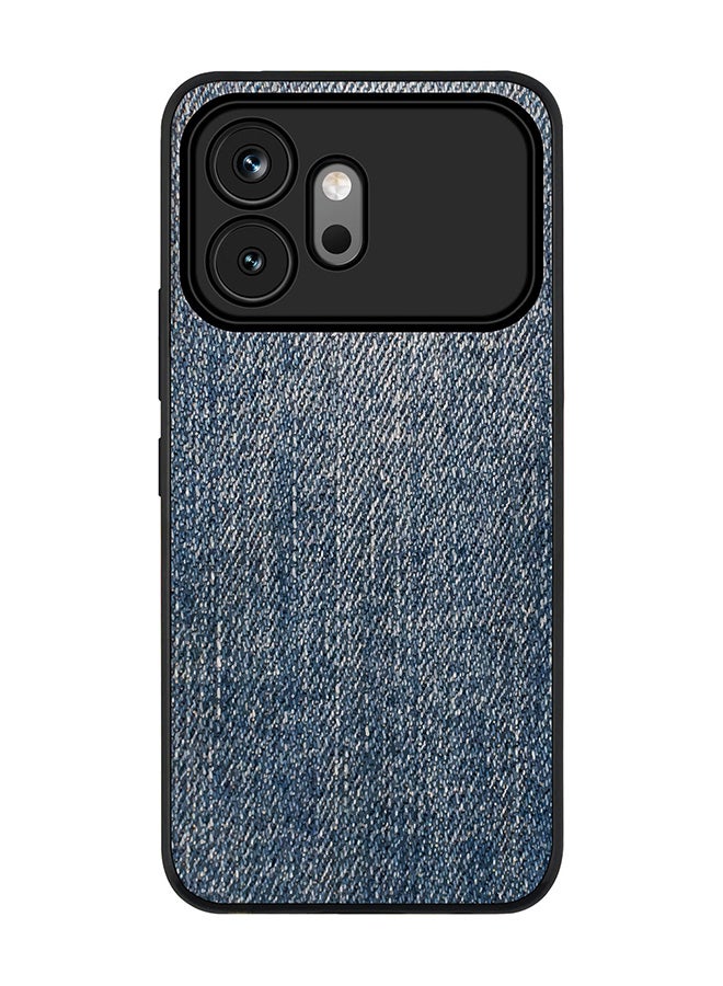 Stylizedd Rugged Case for Honor 600- Slim Fit Hybrid Rubber Cover Dark Denim Print