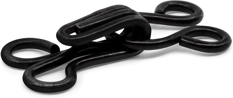 Dritz Hooks and Eyes, Size 2, 14 Count, Black-Steel - Image 2