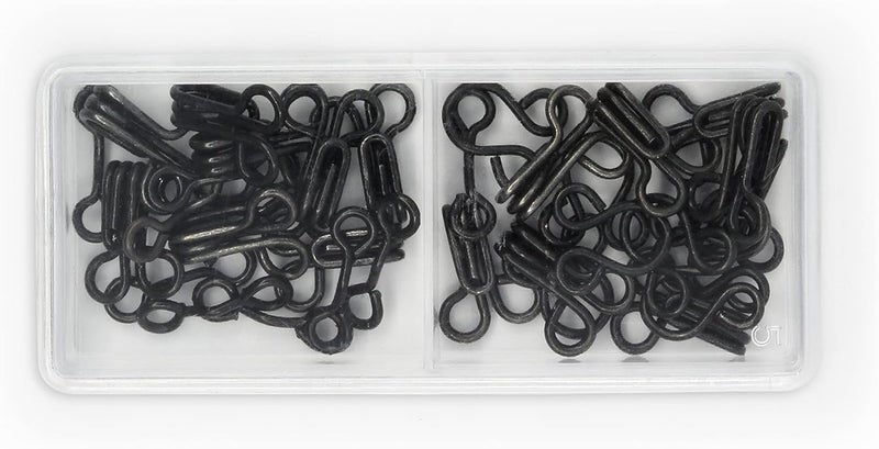 Dritz Hooks and Eyes, Size 2, 14 Count, Black-Steel - Image 5