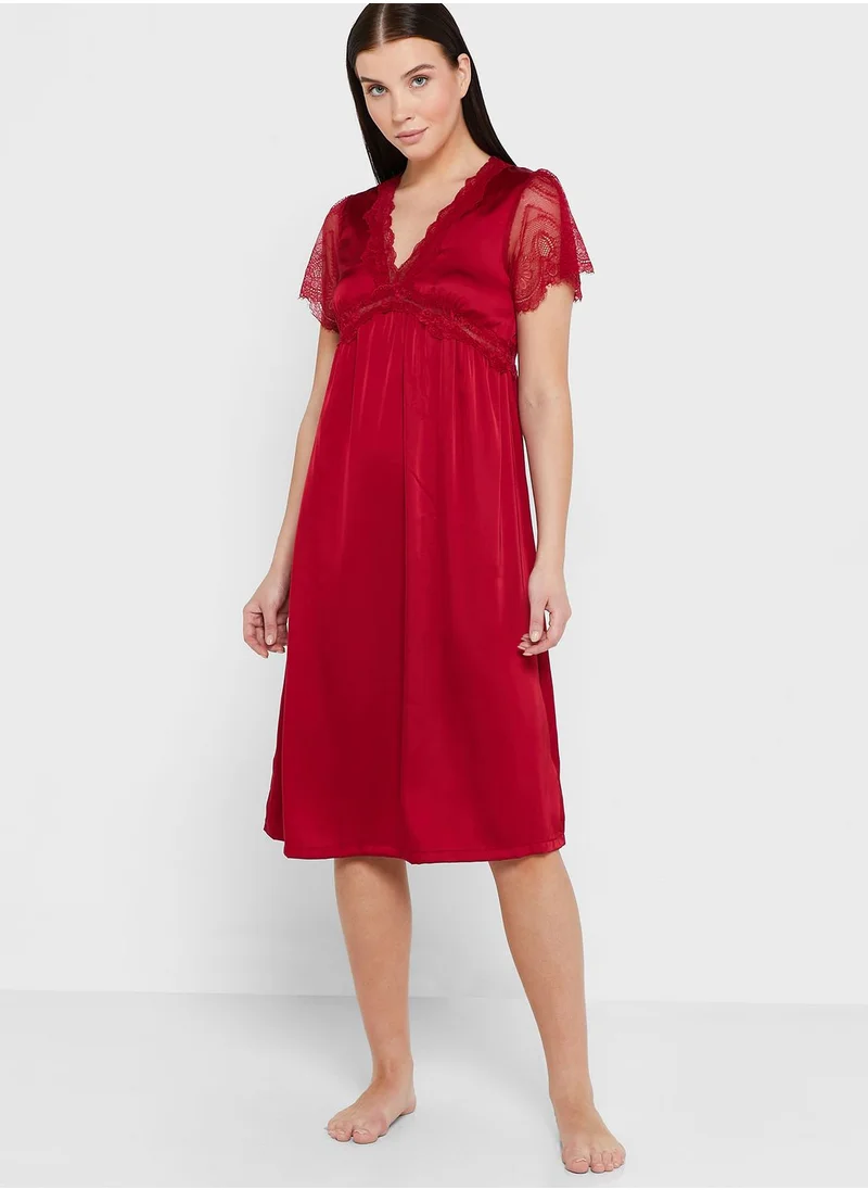 ELLA Lace Detail Nightdress