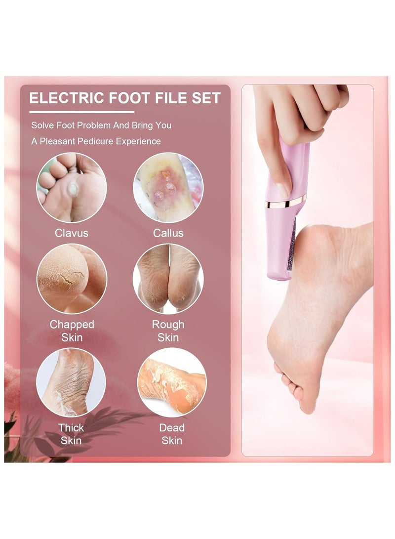 general Callus Remover for Feet Rechargeable Smooth Pedicure Wand Foot Scrubber Ideal Gift Pedicure Kit Feet Care for Dead Dry Skin - Image 3