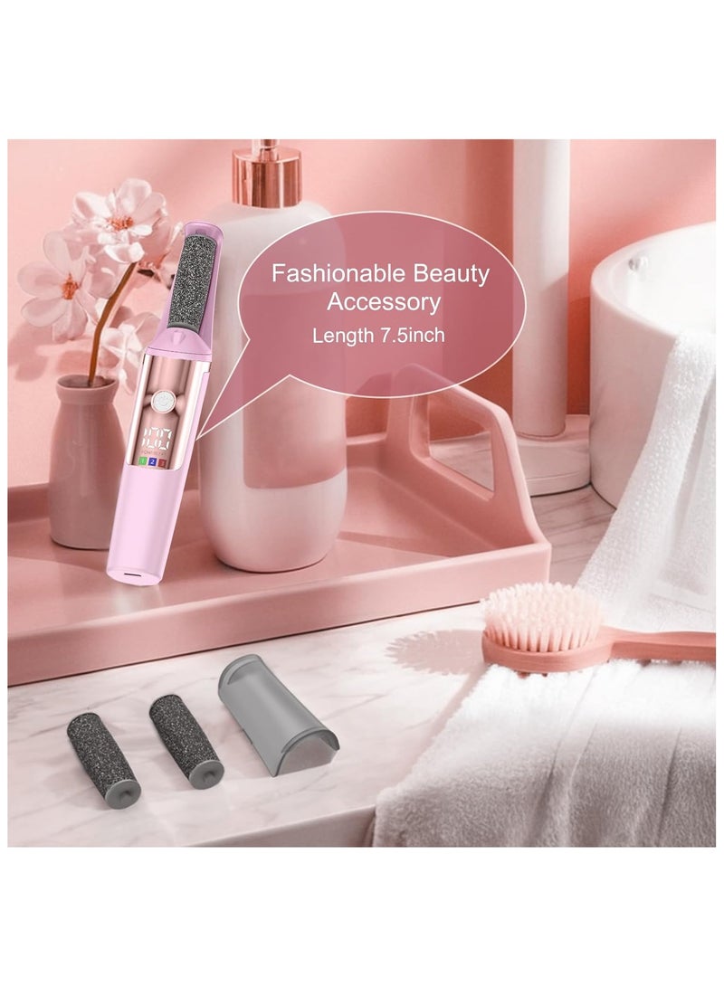 general Callus Remover for Feet Rechargeable Smooth Pedicure Wand Foot Scrubber Ideal Gift Pedicure Kit Feet Care for Dead Dry Skin - Image 4