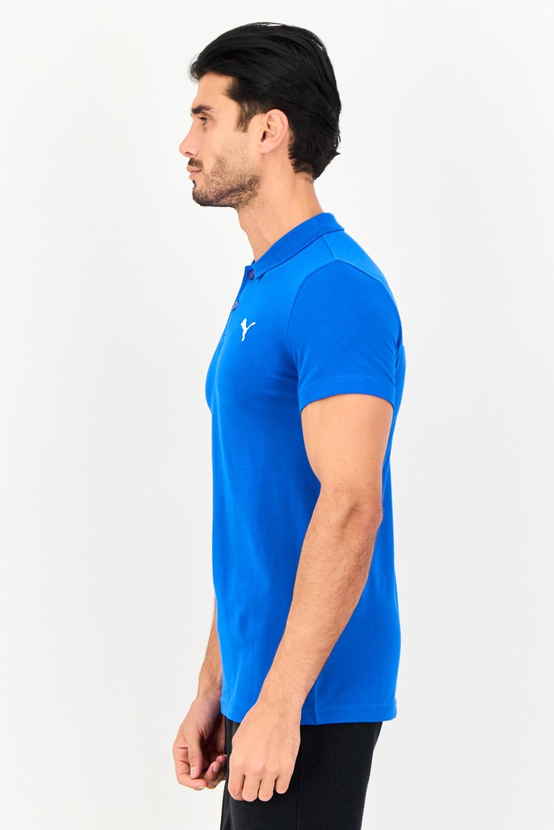 PUMA Men Slim Fit Short Sleeve Outdoor Polo Shirt, Blue - Image 2