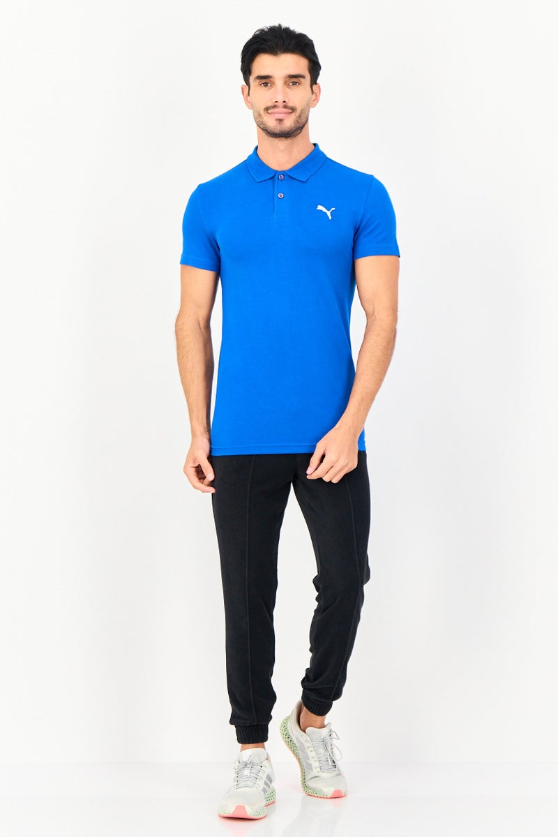 PUMA Men Slim Fit Short Sleeve Outdoor Polo Shirt, Blue - Image 4