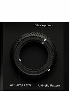Y&D Solid Rubber Tire 8.5 inch for Gotrax GXL V2/XR/APEX XL S2/S2R M365/Pro Scooter Front/Rear Tyre Shock Absorption Explosion Proof Accessories 2PCS  - Image 4