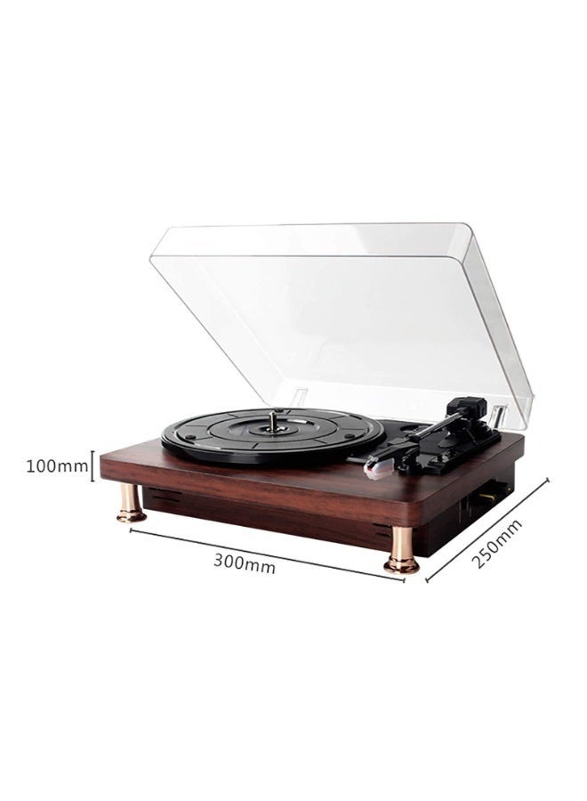 WALALLA Vinyl Record Player Living Room Bluetooth Playback Vintage Style Record Player Old Record Player Home Retro Phonograph Recorder - Image 5