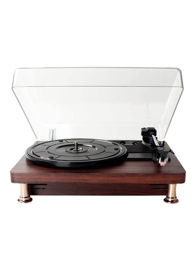 WALALLA Vinyl Record Player Living Room Bluetooth Playback Vintage Style Record Player Old Record Player Home Retro Phonograph Recorder - Image 4
