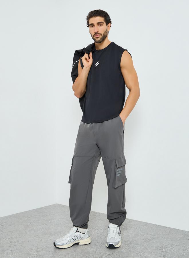 ستايلي بنطال رياضي رجالي كارجو قصة مريحة - Image 2
