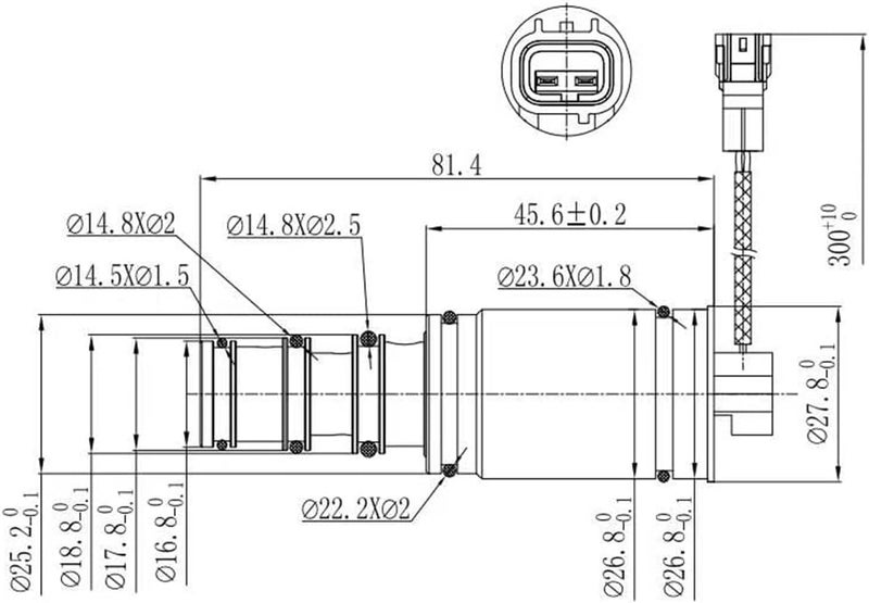 QSERON صمام التحكم في ضاغط الهواء QSERON لسيارات تويوتا كامري ويارس - Image 3