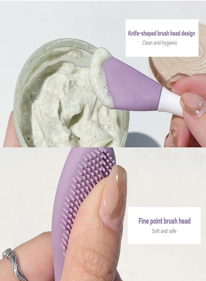 Onward Silicone Face Mask Brush Soft Face Mask, Facial Cleansing Brush and pore cleaner For Women (pack of 2) - Image 4