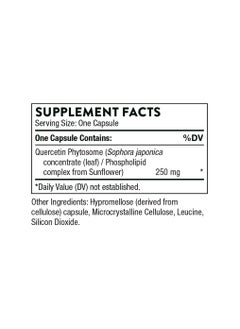 Thorne Quercetin Phytosome - 60 Capsules Dietary Supplement  - Image 2