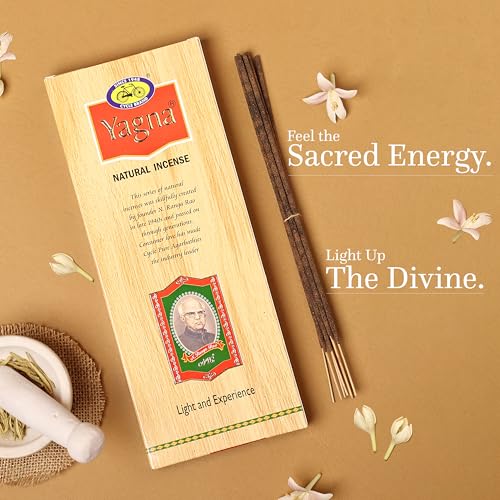 Cycle Pure Yagna Incense Sticks Pack of 2, (70gm Masala Agarbatti Sticks) || Sandal Floral Fragrance || Special Long Lasting Agarbatti for Puja, Havan, Rituals - Image 2