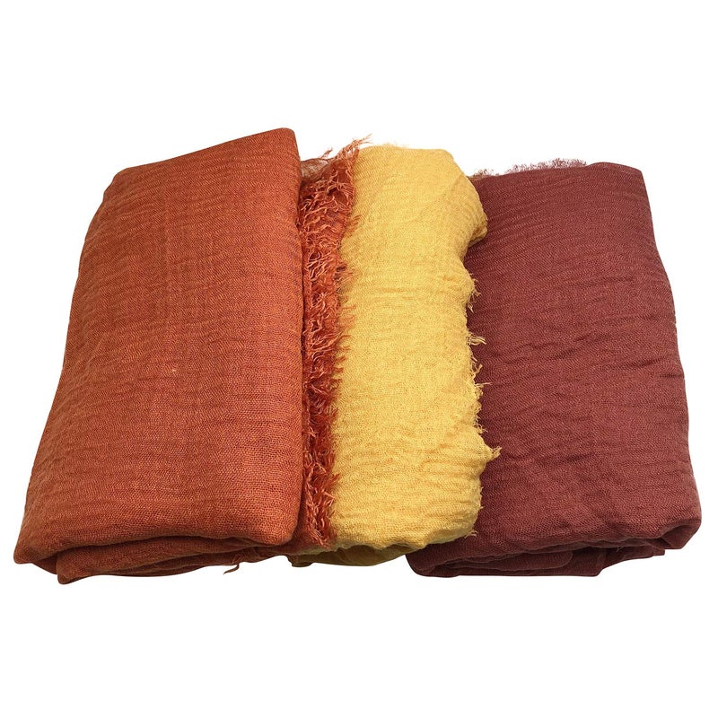 Axe Sickle Women Scarf Shawl for All Season 3PCS Scarve Wrap - Image 3