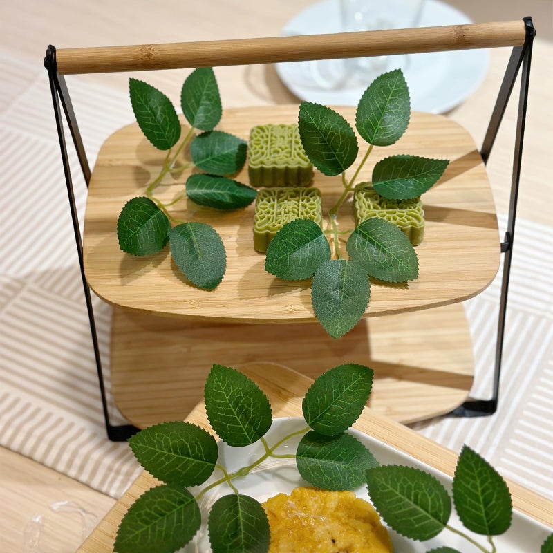 DAIBN 100 Pcs Artificial Green Rose Leaves Decoration,Bridal Wreath Decor,Wedding Party Birthday Proposal Decorations, Wreath/Green/Loose/Rose Leaves (green1) - Image 3