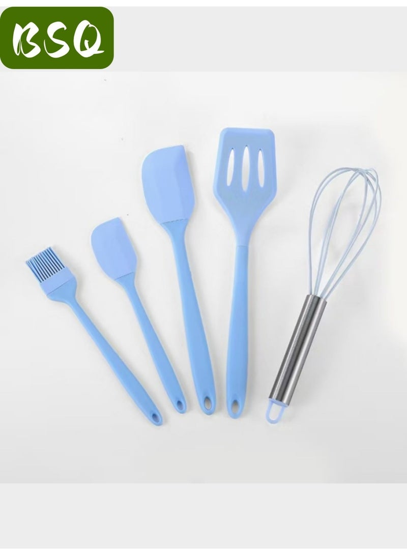 BSQ Silicone cooking utensils | Silicone heat-resistant spatulas | Kitchen utensil sets | Cooking tools | Egg beaters | Brushes - Image 5