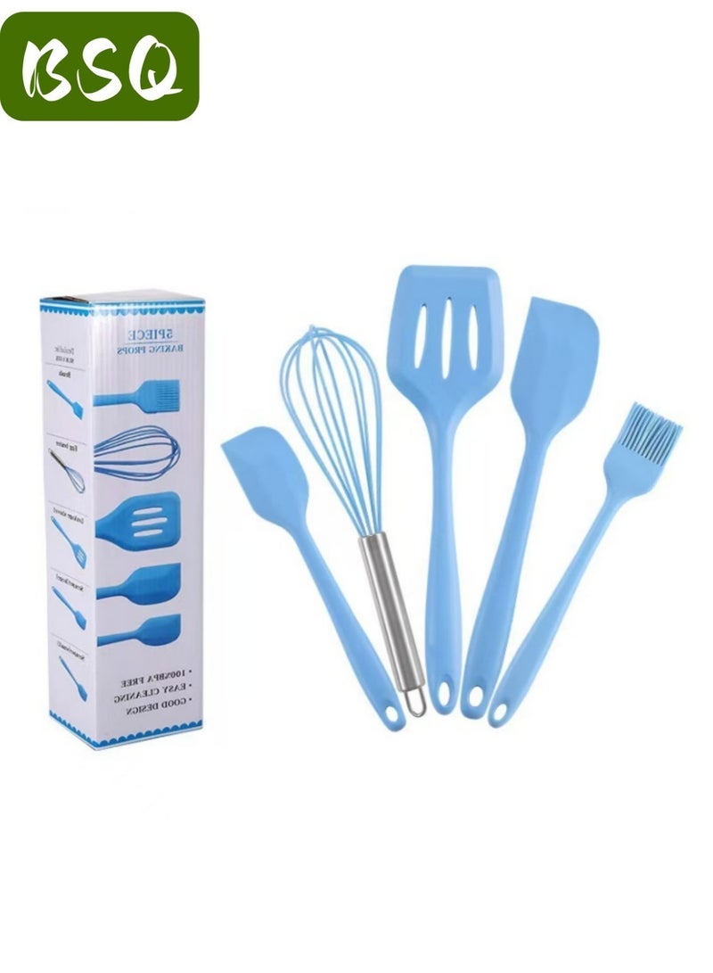 BSQ Silicone cooking utensils | Silicone heat-resistant spatulas | Kitchen utensil sets | Cooking tools | Egg beaters | Brushes - Image 4