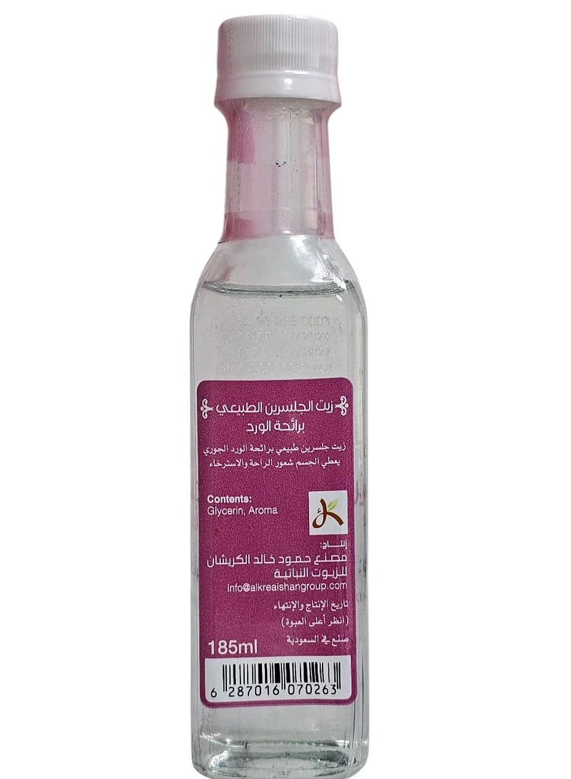 الكريشان زيت الجليسرين الطبيعي للجسم برائحة الورد 185 مل - Image 2