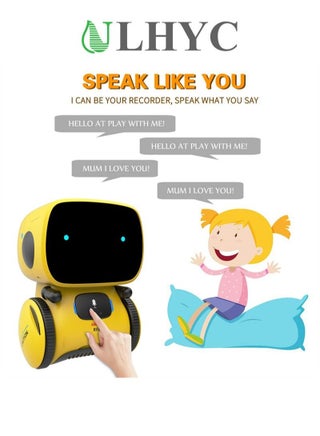 98K Robot Toy for Boys and Girls, Smart Talking Robots Intelligent Partner and Teacher with Voice Control and Touch Sensor, Singing, Dancing, Repeating, Gift Toys for Kids of Age 3 and Up - view 4