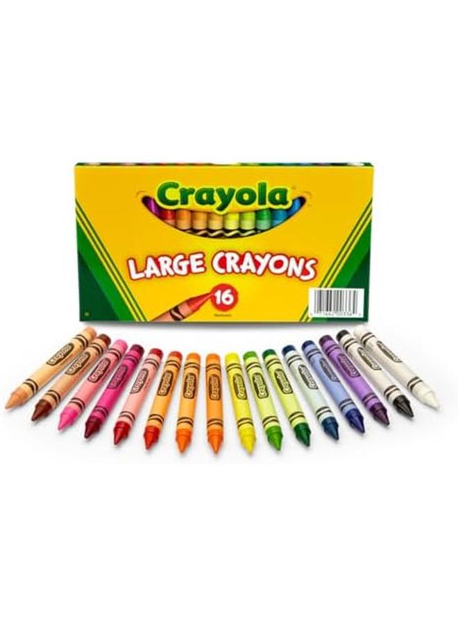 Crayola 16 Ct. Large Crayons Lift Lid Box - Image 4