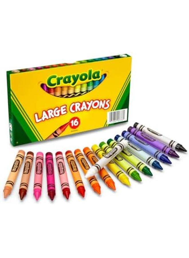 Crayola 16 Ct. Large Crayons Lift Lid Box - Image 3